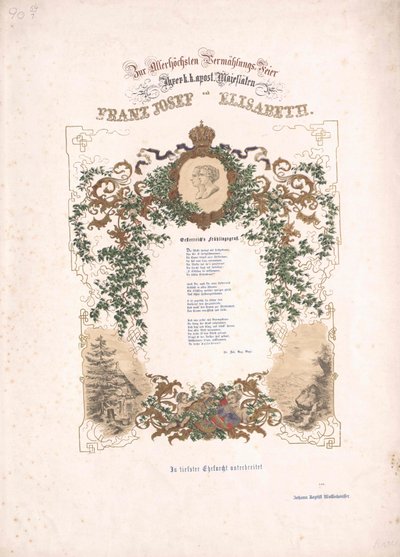 Cesarz Austrii Franciszek Józef I autorstwa Artist Unknown