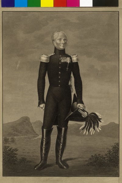 Cesarz Rosji Aleksander I autorstwa Artist Unknown