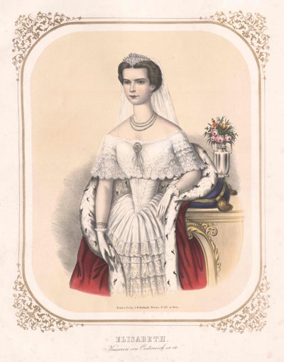 Cesarzowa Austrii Elżbieta autorstwa Artist Unknown