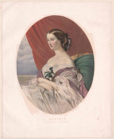 Cesarzowa Francji Eugenia autorstwa Artist Unknown