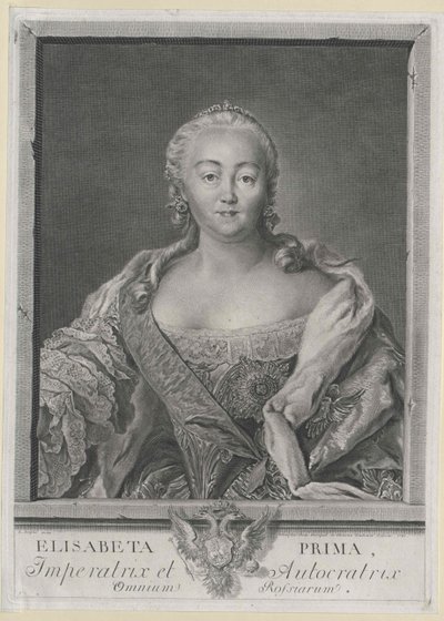 Cesarzowa Rosji Elżbieta autorstwa Artist Unknown