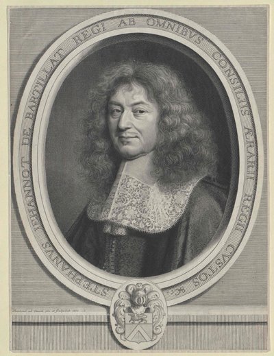 Etienne de Bartillat (druk) autorstwa Artist Unknown