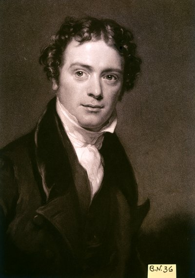 FARADAY Michael, angielski fizyk i chemik . autorstwa Artist Unknown