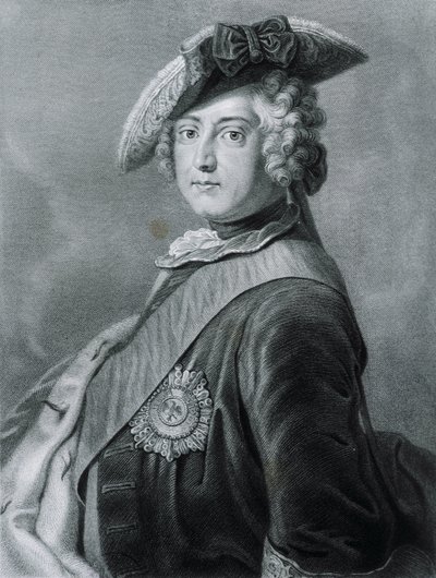 FREDERICK II "the Geat" (1712-1786). Król Prus (1740-1786). autorstwa Artist Unknown