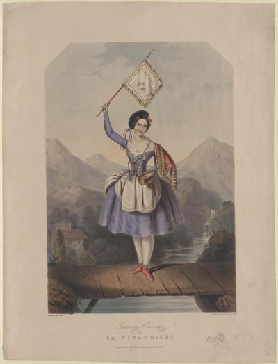 Fanny Cerito autorstwa Artist Unknown
