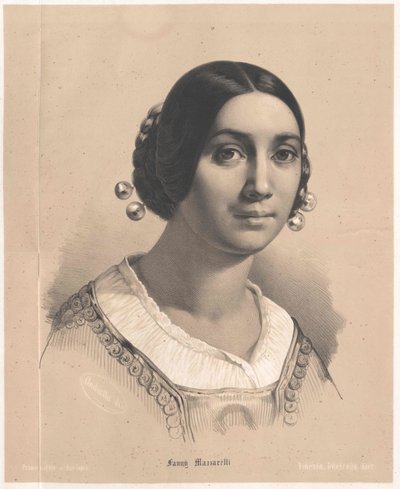 Fanny Mazzarelli autorstwa Artist Unknown