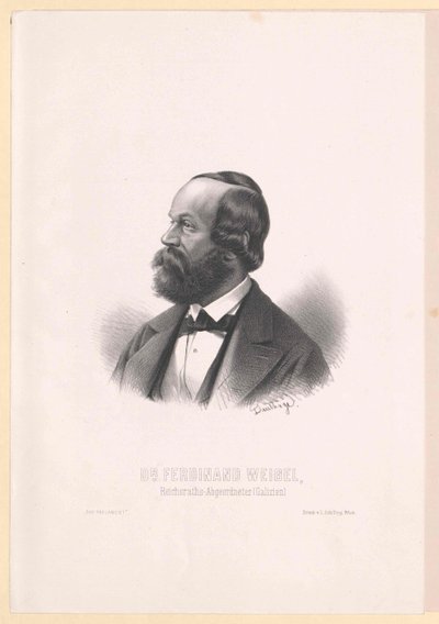 Ferdinand Weigel (druk) autorstwa Artist Unknown