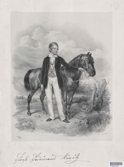 Ferdinand hrabia Kinsky autorstwa Artist Unknown