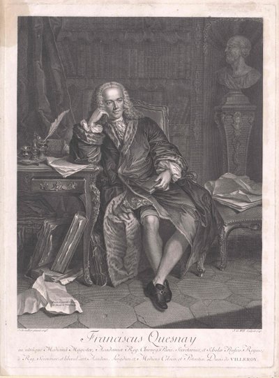 Fran006f0069s Quesnay autorstwa Artist Unknown