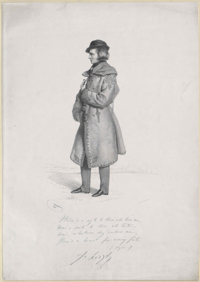 Franz Liszt autorstwa Artist Unknown