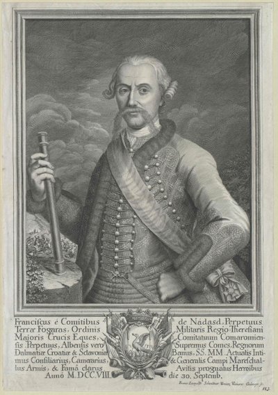 Franz hrabia Nadasdy-Nadasd-Fogaras autorstwa Artist Unknown