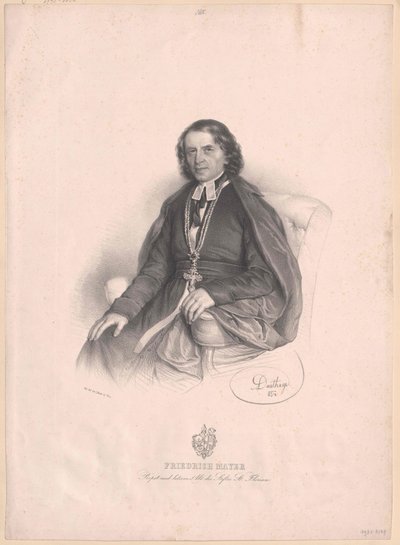 Frederick (Gottlieb) Mayer autorstwa Artist Unknown