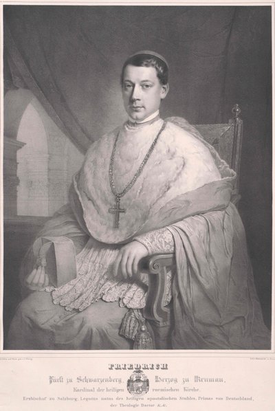 Fryderyk hrabia Schwarzenberg-Krumau autorstwa Artist Unknown