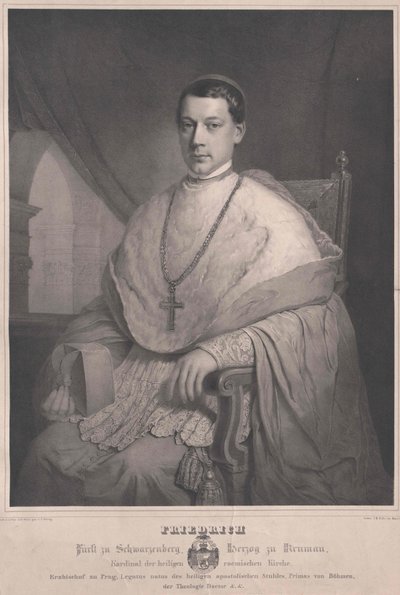 Fryderyk hrabia Schwarzenberg-Krumau autorstwa Artist Unknown