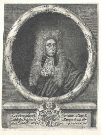 Friedrich Conrad (druk) autorstwa Artist Unknown