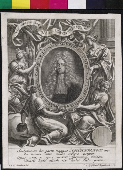 Friedrich Karl hrabia Schoenborn (druk) autorstwa Artist Unknown