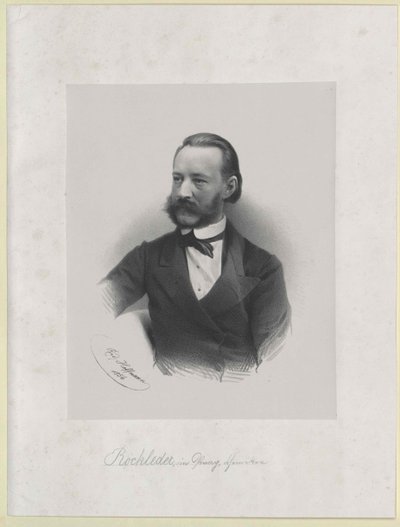 Friedrich Rochleder (druk) autorstwa Artist Unknown