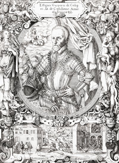 Gaspard de Coligny, lord Châtillon, autorstwa Artist Unknown