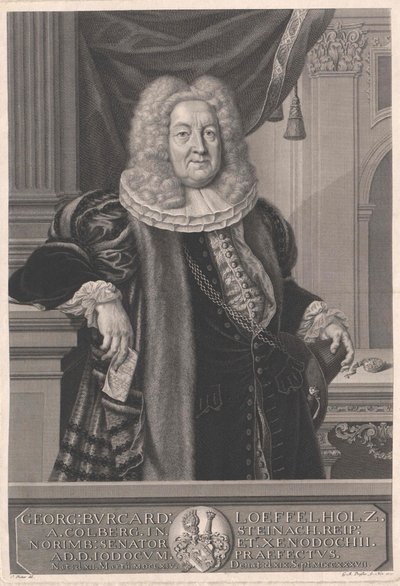 Georg Burkhard Loeffelholz von Colberg autorstwa Artist Unknown