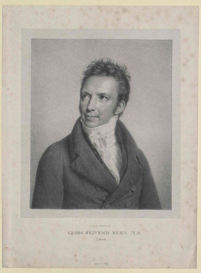 Georg Heinrich Behn (druk) autorstwa Artist Unknown