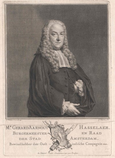 Gerard Aarnout Hasselaer autorstwa Artist Unknown