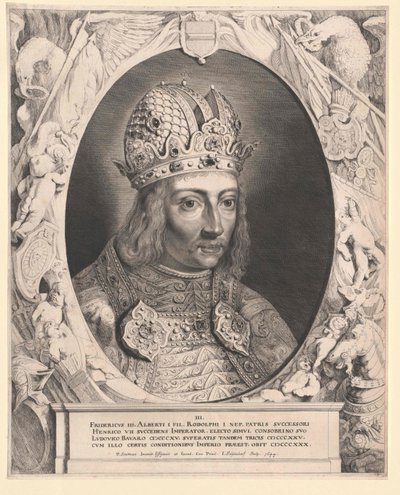 Niemiecki król Fryderyk III Piękny autorstwa Artist Unknown