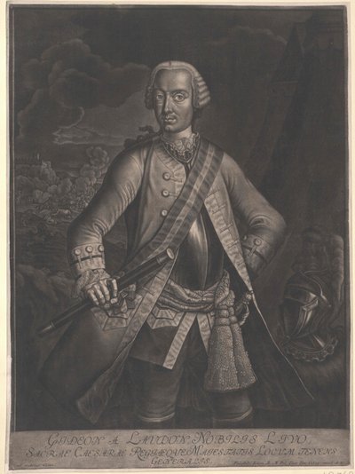 Gideon Ernst baron Loudon autorstwa Artist Unknown