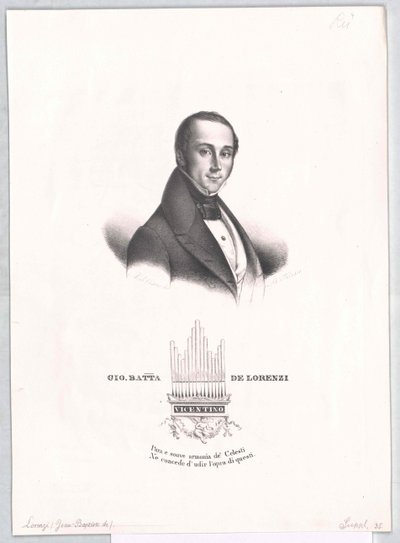 Giovanni Battista de Lorenzi autorstwa Artist Unknown