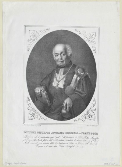 Giuseppe Antonio Borgnis autorstwa Artist Unknown