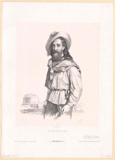 Giuseppe Garibaldi autorstwa Artist Unknown