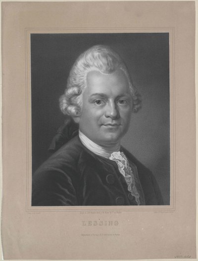 Gotthold Ephraim Lessing autorstwa Artist Unknown