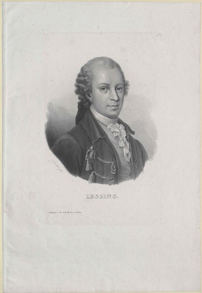 Gotthold Ephraim Lessing autorstwa Artist Unknown