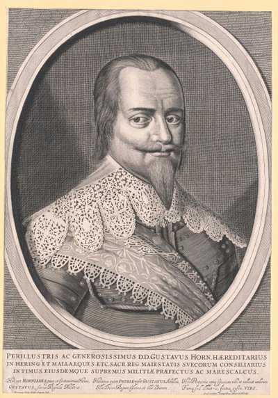 Gustaf hrabia Horn z Bjoerneborga autorstwa Artist Unknown