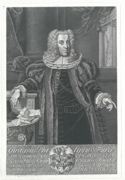 Gustav Philipp Fuerer von Haimendorf autorstwa Artist Unknown