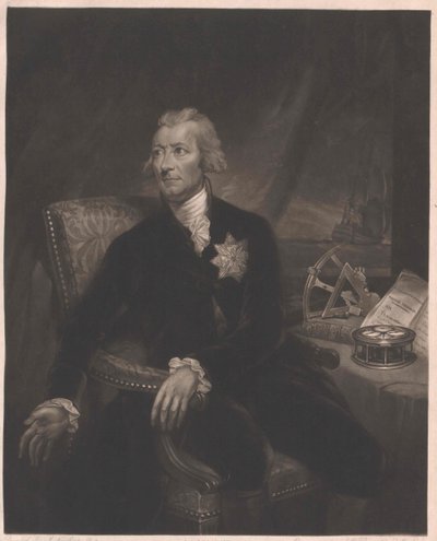 Hans Moritz hrabia Bruehl autorstwa Artist Unknown