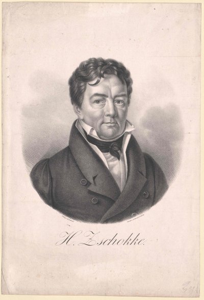 Heinrich Zschokke (druk) autorstwa Artist Unknown