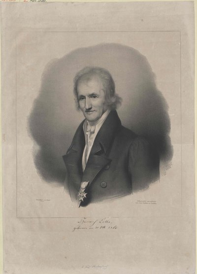 Heinrich von Cotta (druk) autorstwa Artist Unknown
