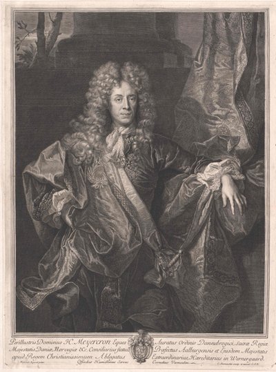 Henning Meyer de Meyercron autorstwa Artist Unknown