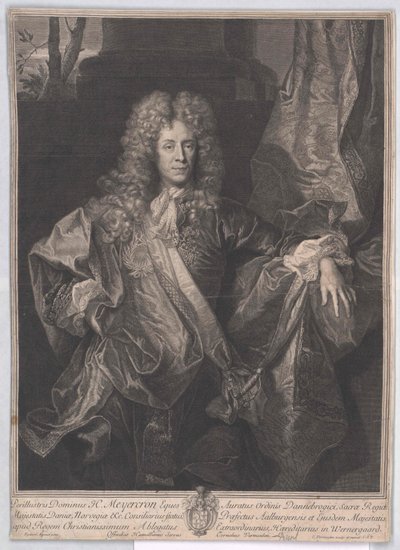 Henning Meyer de Meyercron autorstwa Artist Unknown