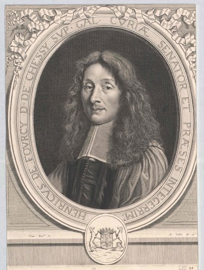 Henri II Fourcy (druk) autorstwa Artist Unknown