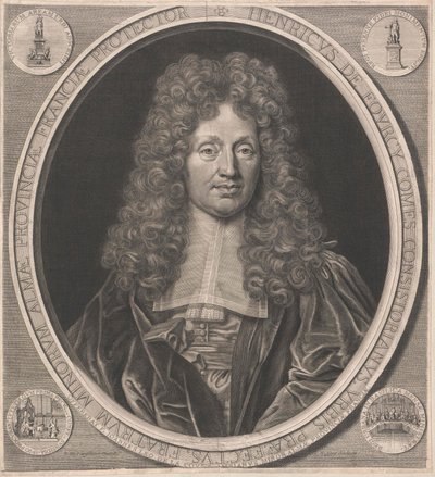 Henri II Fourcy (druk) autorstwa Artist Unknown