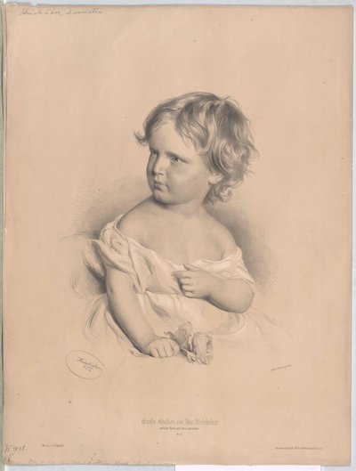 Henriette Kriehuber (druk) autorstwa Artist Unknown