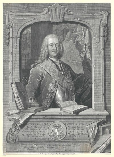 Henryk hrabia von Buenau autorstwa Artist Unknown