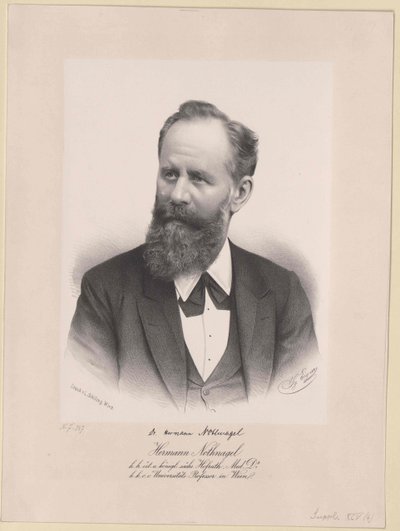 Hermann Nothnagel (druk) autorstwa Artist Unknown