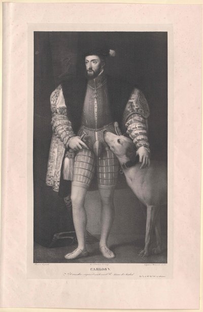 Święty Cesarz Rzymski Karol V. autorstwa Artist Unknown