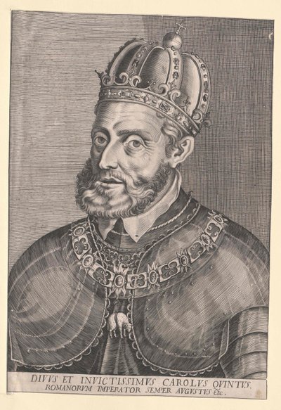 Święty Cesarz Rzymski Karol V autorstwa Artist Unknown