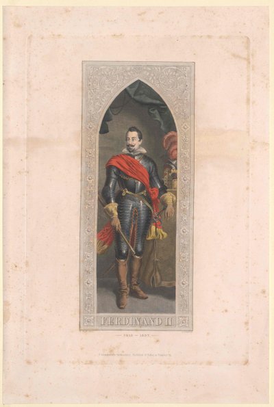 Święty Cesarz Rzymski Ferdynand II autorstwa Artist Unknown