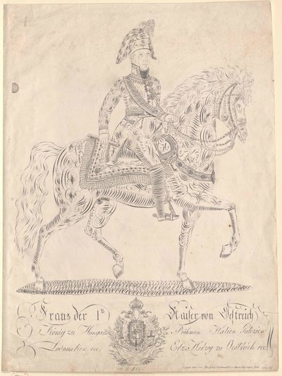 Święty Cesarz Rzymski Franciszek II autorstwa Artist Unknown