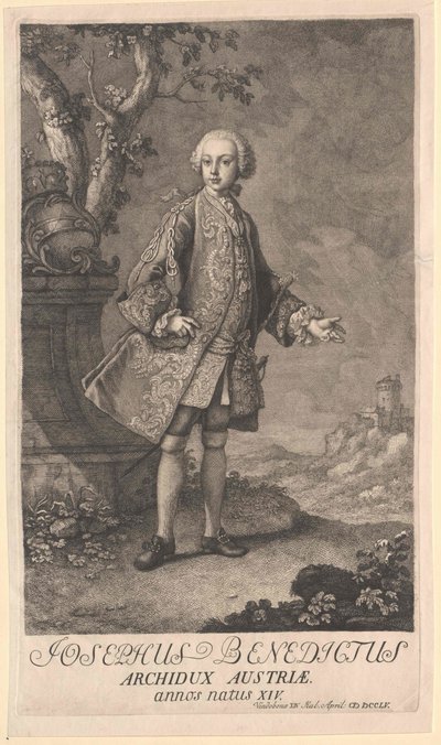 Święty Cesarz Rzymski Józef II autorstwa Artist Unknown