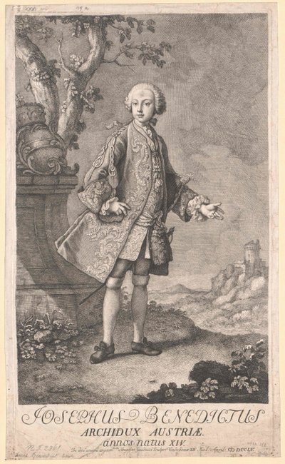 Święty Cesarz Rzymski Józef II autorstwa Artist Unknown